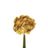 Lot de 12 - Bouquet artificiel d'hortensia Juliet X4, 35 cm - jaune 