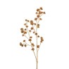 Lot de 12 - Branche artificielle de roses métallisée X2, 102 cm - or 