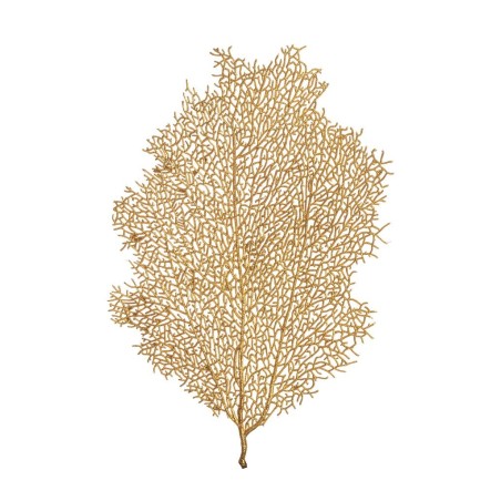 Lot de 24 - Branche artificielle de corail métallisée, 47 x 28 cm - or 