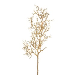 Lot de 12 - Branche artificielle de manzanita métallisée, 83 cm - or 