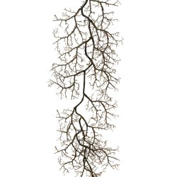 Lot de 6 - Guirlande artificielle de manzanita, 150 cm - marron 