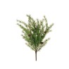 Lot de 6 - Buisson artificiel de pin Larix X7 avec pommes de pin, 50 cm - vert 