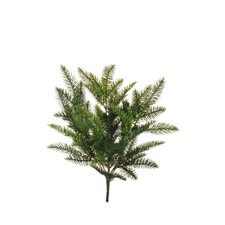 Lot de 8 - Buisson artificiel de pin X7 avec pommes de pin, 50 cm - vert 