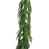 Lot de 4 - Guirlande artificielle de pin cryptomeria, 180 cm - vert 