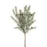 Lot de 6 - Bouquet artificiel de pin X3 avec pommes de pin, 67 cm - vert gris 