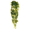 Lot de 12 - Buisson suspendu artificiel de vigne X6 toucher réel, 95 cm - vert 
