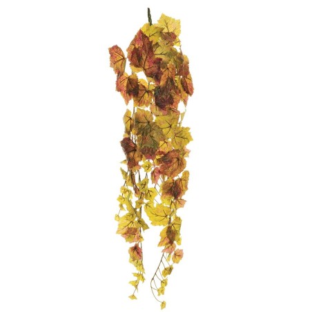 Lot de 12 - Buisson suspendu artificiel de vigne X6 toucher réel, 95 cm - bordeaux vert 