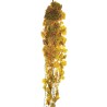 Lot de 6 - Buisson suspendu artificiel de vigne X12 toucher réel, 200 cm - jaune vert marron 
