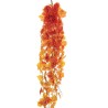 Lot de 6 - Buisson suspendu artificiel de vigne X12 toucher réel, 200 cm - orange 