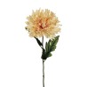 Lot de 36 - Chrysanthème artificiel aspect sec, 70 cm - crème écru 