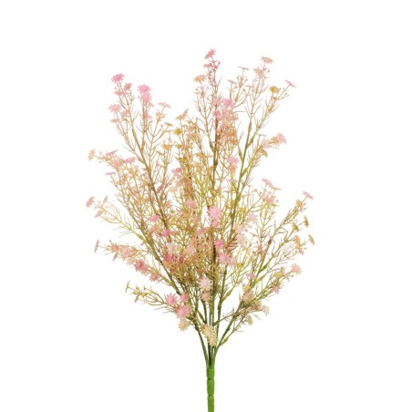 Lot de 24 - Buisson artificiel de marguerites X7, 50 cm - rose clair 