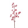 Lot de 24 - Tige artificielle de baies d'ilex X3, 69 cm - rouge 