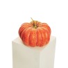 Lot de 2 - Citrouille artificielle aspect naturel, D. 31 cm, H. 21 cm - orange 