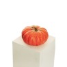 Lot de 4 - Citrouille artificielle aspect naturel, D. 25 cm, H. 16 cm - orange 