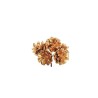 Lot de 36 - Pic artificiel de pommes de pin naturelles métallisé X5, 13 cm - or 