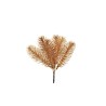 Lot de 24 - Pic artificiel de pin métallisé X6, 18 cm - or 