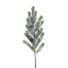 Lot de 36 - Tige artificielle de pin enneigé X21, 60 cm - blanc 