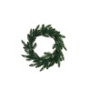 Lot de 22 - Couronne artificielle de pin Nobilis, 50 cm - vert 