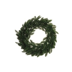 Lot de 6 - Couronne artificielle de pin Nobilis, 70 cm - vert 