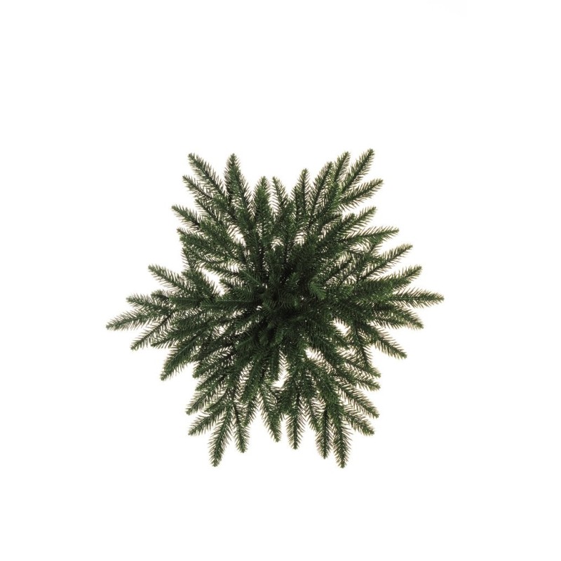 Lot de 12 - Flocon artificiel de pin, D. 55 cm - vert 