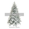 Sapin artificiel Ciampedie enneigé, 180 cm - blanc 
