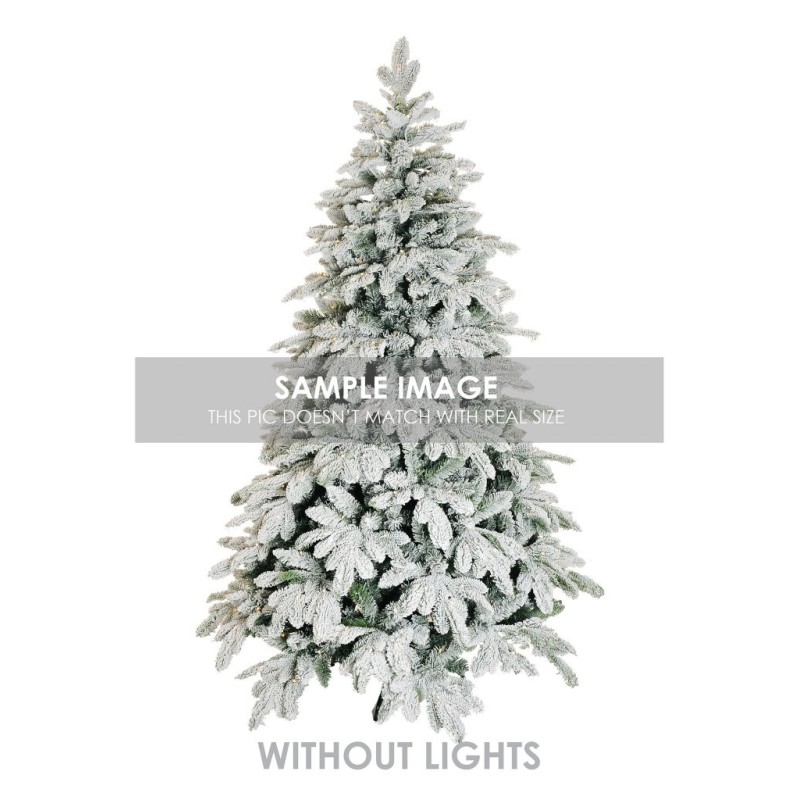 Sapin artificiel Ciampedie enneigé, 240 cm - blanc 