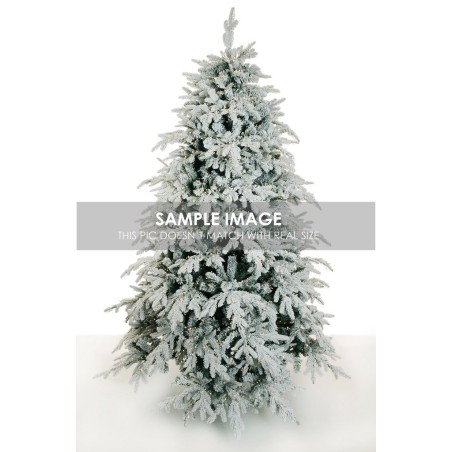 Sapin artificiel Pordoi enneigé lumineux 3250 LED, 180 cm - blanc 