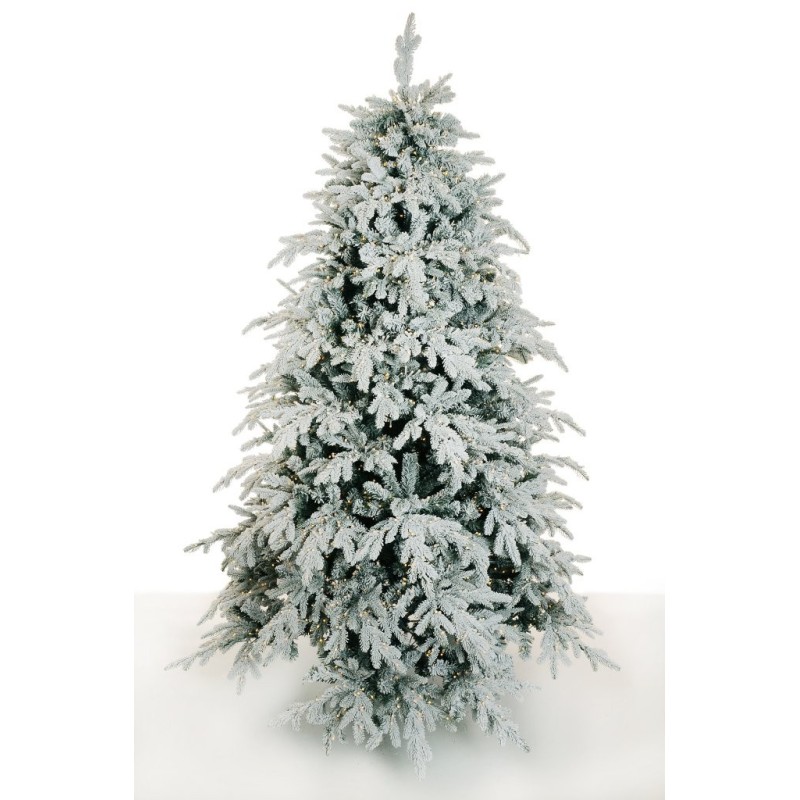 Sapin artificiel Pordoi enneigé lumineux 3950 LED, 210 cm - blanc 