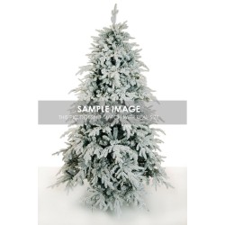 Sapin artificiel Pordoi enneigé lumineux 5150 LED, 240 cm - blanc 