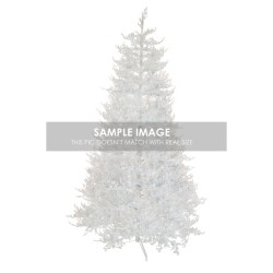 Sapin artificiel décoratif Siusi enneigé lumineux 460 LED, 240 cm - blanc 