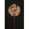 Lot de 12 - Pissenlit artificiel géant D. 20 cm, 87 cm - marron clair 