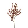 Lot de 12 - Tige artificielle d'erica arborea X3, 70 cm - bordeaux 