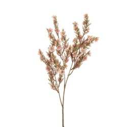 Lot de 12 - Tige artificielle d'erica arborea X3, 70 cm - rose 