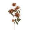 Lot de 24 - Tige artificielle de cordifolium d'automne X4, 77 cm - orange 