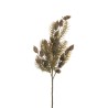 Lot de 12 - Tige artificielle de pin avec pommes de pin, 80 cm - vert marron 