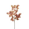 Lot de 12 - Tige artificielle de houx avec touche or, 75 cm - rose 
