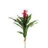Lot de 6 - Plante artificielle de guzmania toucher réel, 80 cm - rouge 