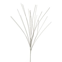 Lot de 72 - Garnissage artificiel métallisé X18, 68 cm - argent 