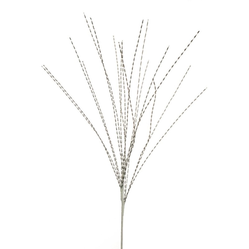 Lot de 72 - Garnissage artificiel métallisé X18, 68 cm - argent 
