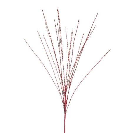 Lot de 72 - Garnissage artificiel métallisé X18, 68 cm - rouge 