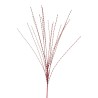 Lot de 72 - Garnissage artificiel métallisé X18, 68 cm - rouge 