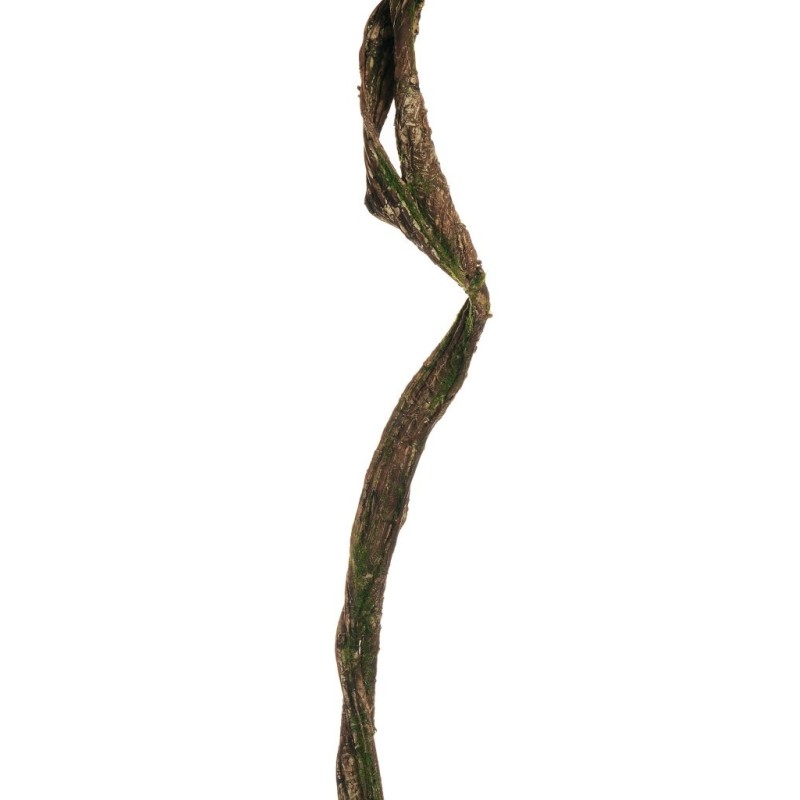 Lot de 24 - Liane artificielle double avec mousse, 160 cm - marron vert 