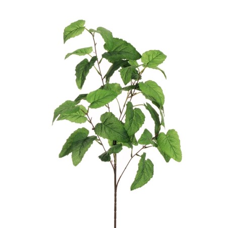 Lot de 12 - Tige artificielle de sauge givrée X5, 87 cm - vert 