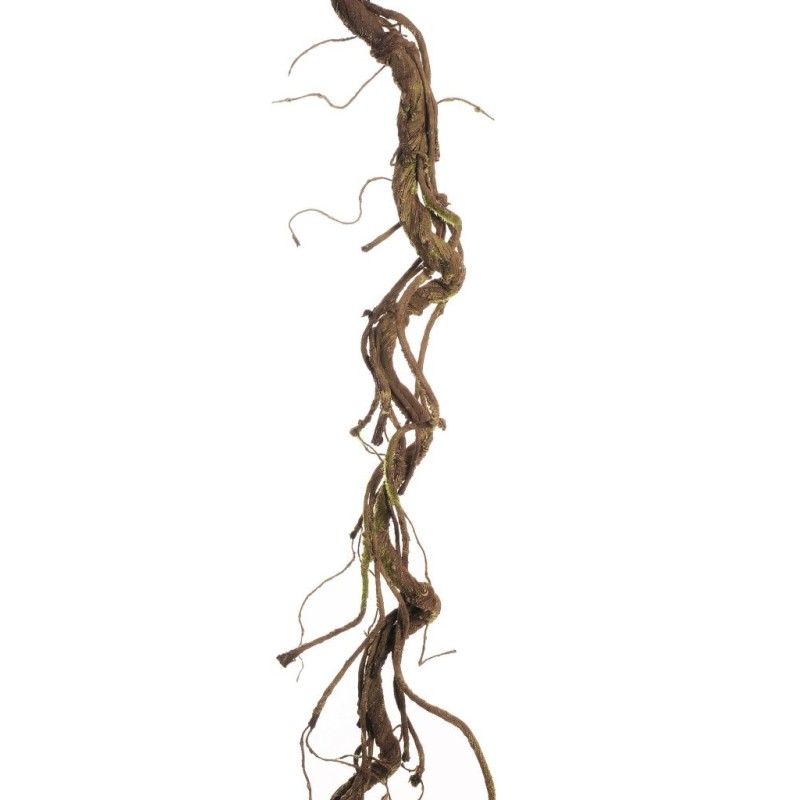 Lot de 21 - Liane artificielle avec branchages, 170 cm - marron 