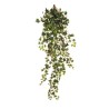 Lot de 36 - Mini buisson suspendu artificiel de lierre X13, 110 cm - panaché 