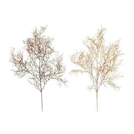 Lot de 24 - Branche artificielle de noisetier corylus, 100 cm - marron orange 