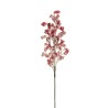 Lot de 24 - Tige artificielle de mini baies enneigées, 56 cm - rouge 