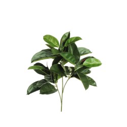 Lot de 6 - Tige artificielle de plante caoutchouc, 95 cm - vert 