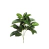Lot de 6 - Tige artificielle de plante caoutchouc, 95 cm - vert 