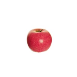 Lot de 36 - Pomme artificielle, 7 x 8 cm - rouge clair 
